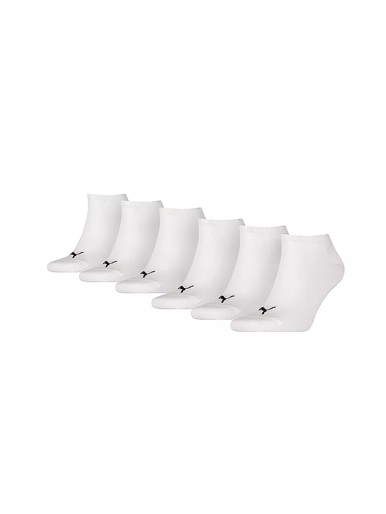 PUMA | Calzini sneaker confezione da 6 bianco | Bianco