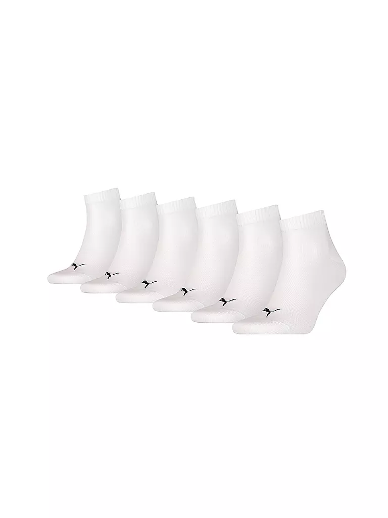 PUMA | Calzini sneaker confezione da 6 bianco | Bianco