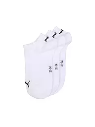 PUMA | Calzini sneaker da bambino, confezione da 3, blu denim | Bianco