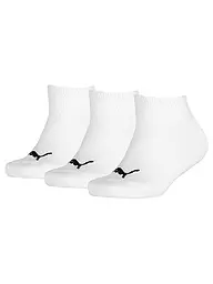 PUMA | Calzini sneaker da bambino, confezione da 3, marina | Bianco