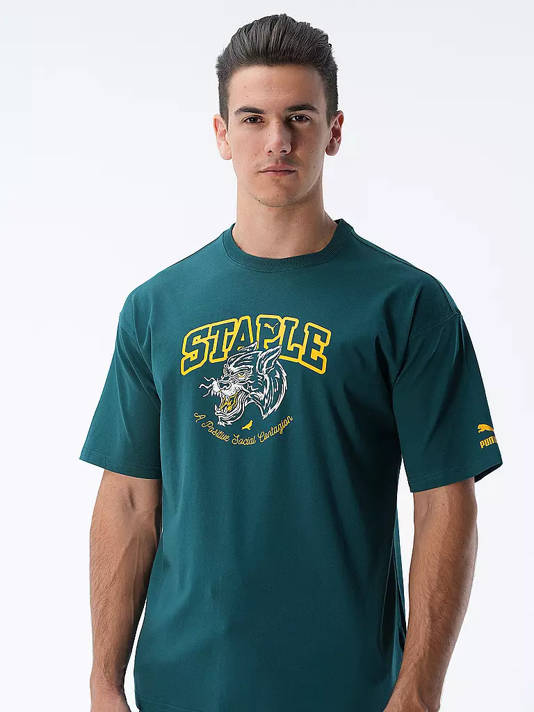 PUMA | T-Shirt PUMA X STAPLE | Petrolio