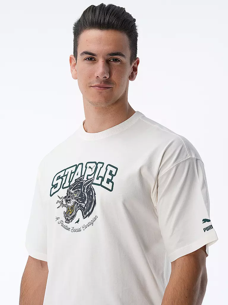 PUMA | T-Shirt PUMA X STAPLE | Crema