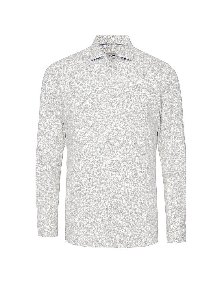 Pure Camicia Slim Fit beige 39