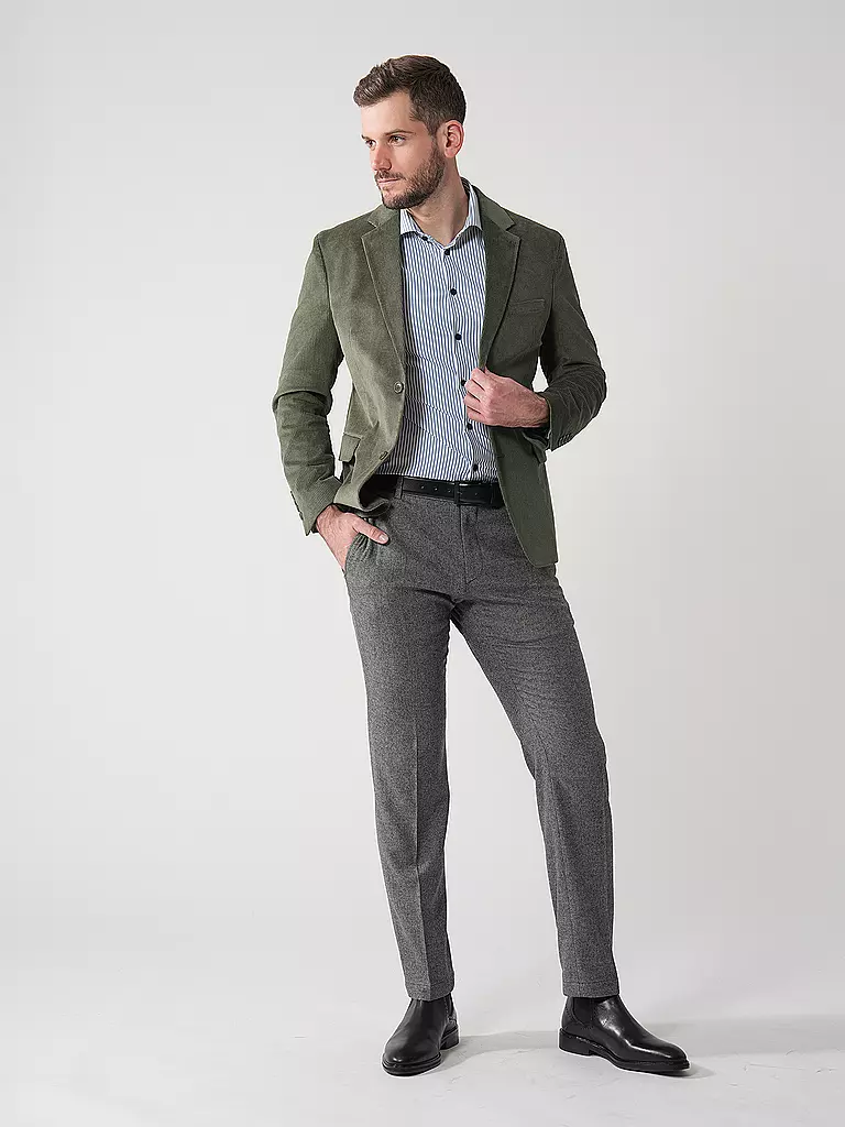 PURE | Business Hemd Slim Fit | Blu