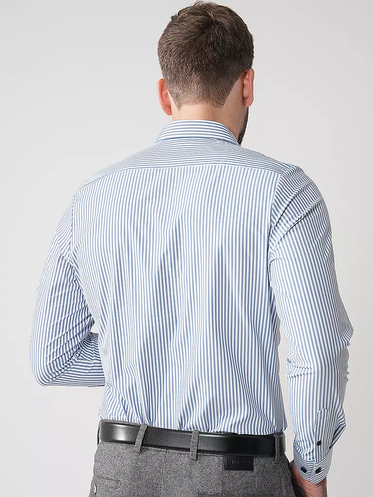 PURE | Business Hemd Slim Fit | Blu