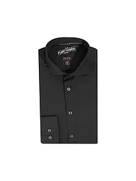 PURE | Camicia in jersey slim fit | Nero