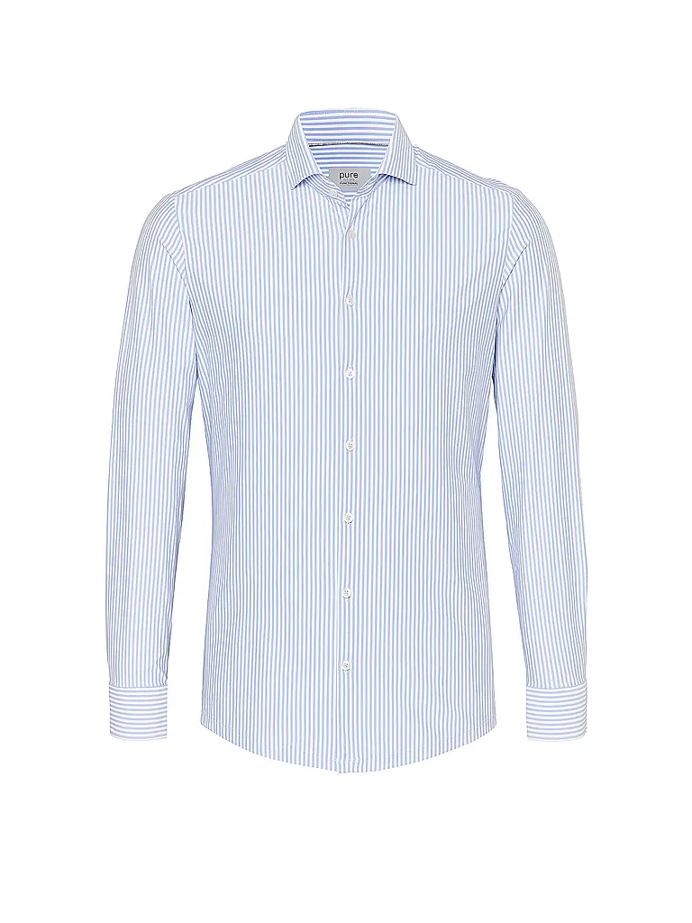 PURE | Camicia Slim Fit | Blu chiaro