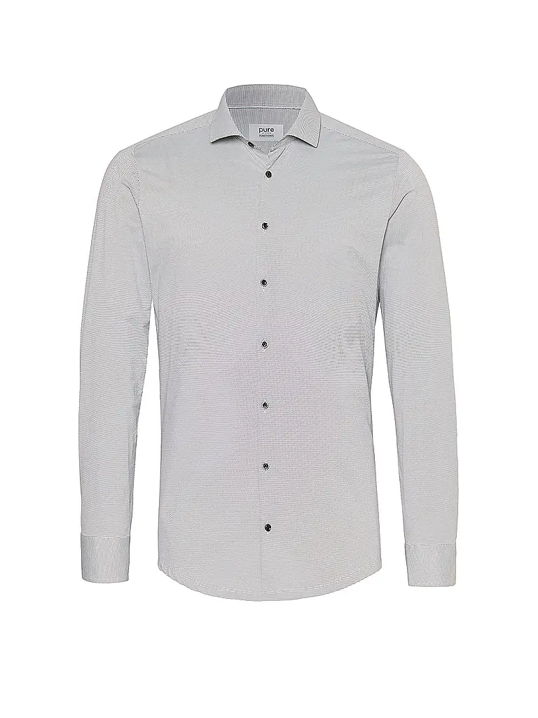 PURE | Hemd Slim Fit  | Marrone