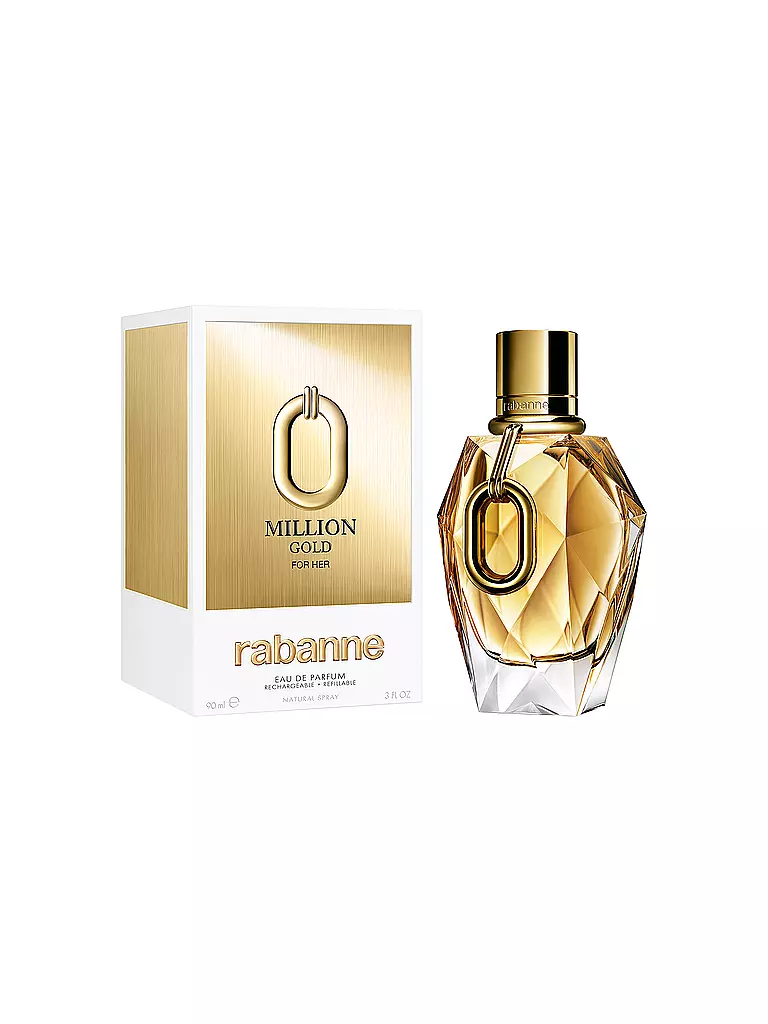 RABANNE | Million Gold For Her Eau de Parfum 90ml (Ricaricabile) | Senza colore