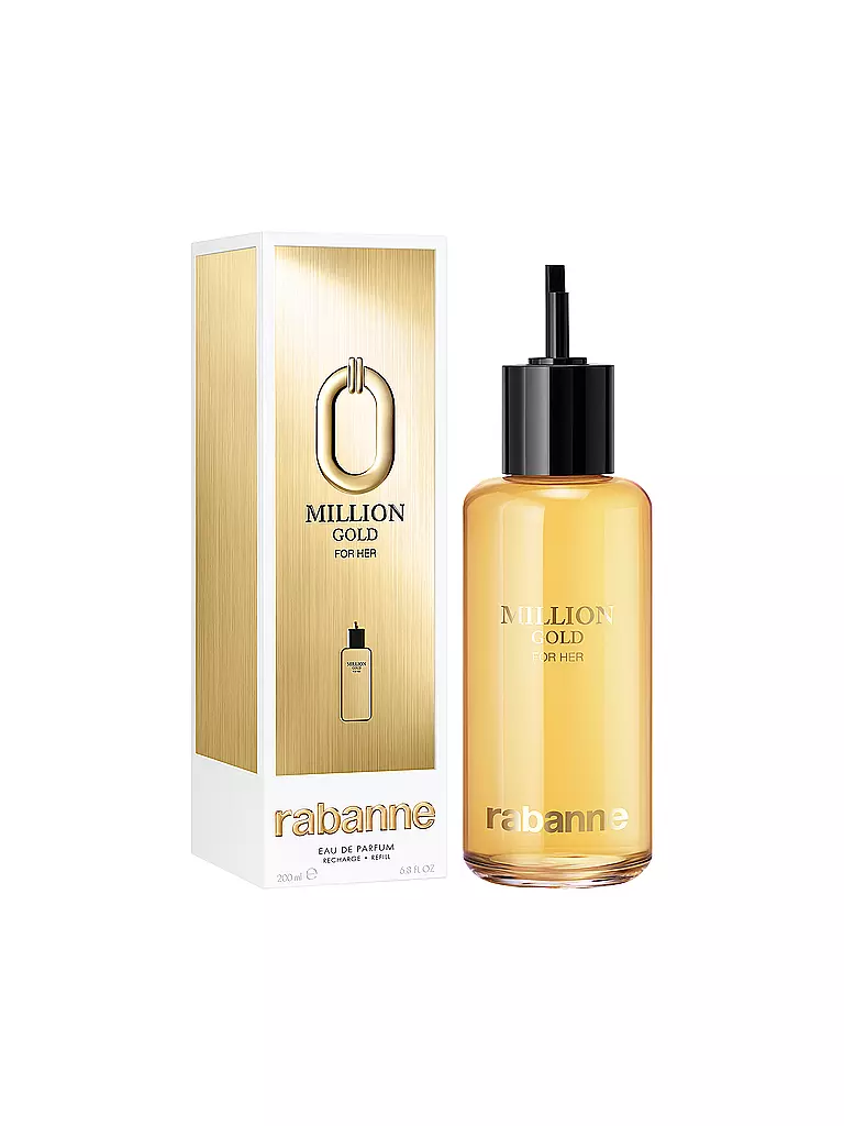RABANNE | Million Gold For Her Eau de Parfum Ricarica 200ml | Senza colore