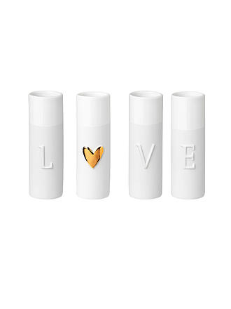 RAEDER | Mini vasi LOVE set da 4, 9 cm
