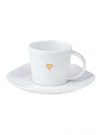 RAEDER | Tazzina da espresso "Cuore dorato" 5 cm