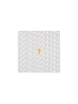 RAEDER | Tovaglioli per il pranzo 33x33cm BON APPETITO