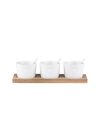 RAEDER | Set di ciotole 21,5x7x5 cm Triplice cuore