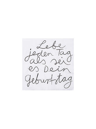 RAEDER | Tovaglioli per il pranzo 33x33cm VIVI OGNI GIORNO COME SE FOSSE