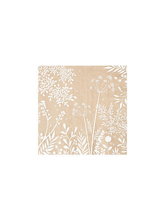 RAEDER | Tovaglioli per il pranzo 33x33 WUNDERGARTEN Beige