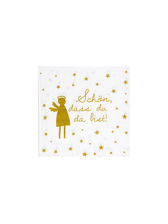 RAEDER | Tovaglioli natalizi 33x33cm BELLO CHE TU SIA QUI