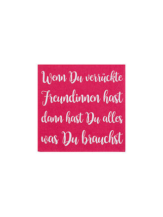 RAEDER | Cocktail Servietten 25x25cm SE HAI AMICHE PAZZE