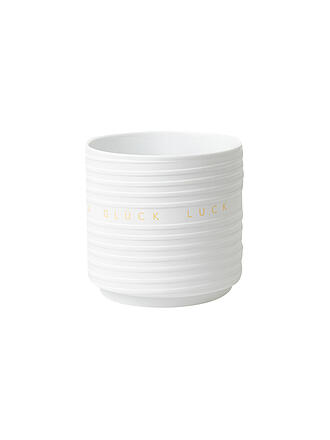 RAEDER | Vaso da fiori EINKLANG GLÜCK 14x14cm Bianco