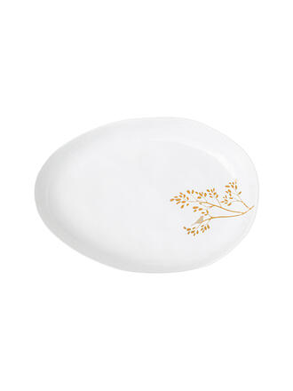 RAEDER | Ciotola RAMO DORATO 19,8x14cm Bianco