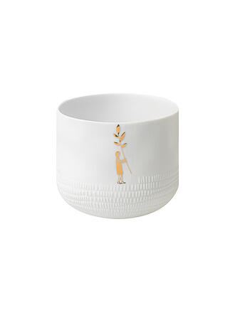 RAEDER | Teelichthalter DANKBAR 7x6cm Bianco