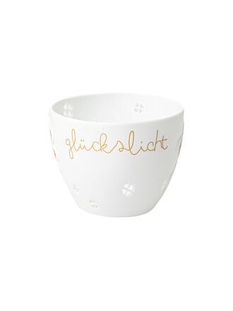 RAEDER | Poesielicht piccolo GLÜCKSLICHT 8x6,5cm Bianco