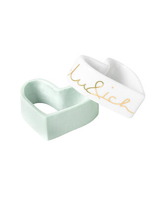 RAEDER | Anelli per tovaglioli Set da 2 Du&Ich Bianco