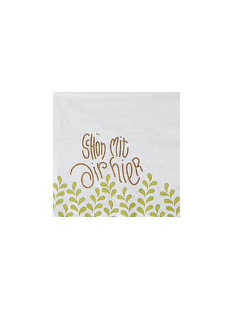 RAEDER | Tovaglioli 33x33cm Bello essere qui con te