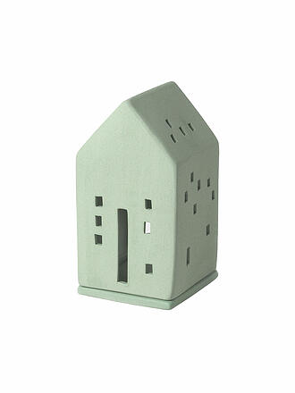 RAEDER | Lichthaus 7x7,5x13cm Verde