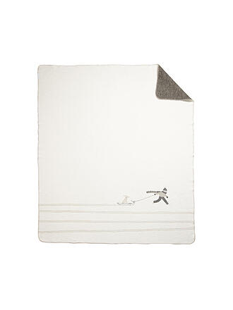 RAEDER | Coperta natalizia 150x200 cm slitta trainata da cani