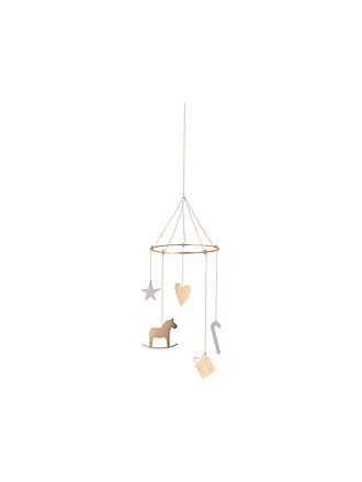 RAEDER | Mini mobile natalizio 10x26 cm oro/argento