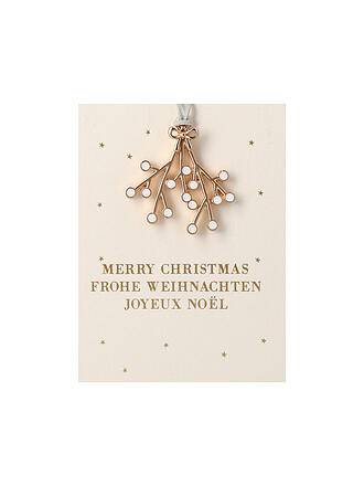 RAEDER | Decorazione natalizia MINI-ORNAMENT Ramo di vischio