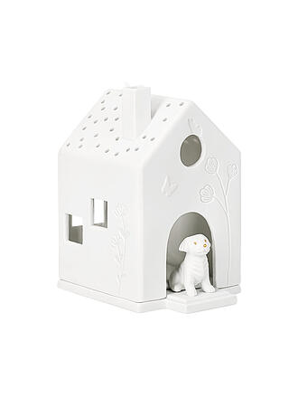 RAEDER | Lichthaus 8,7x7x11,1cm Cane Bianco