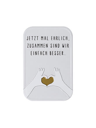 RAEDER | Magnete 8,9x5,9cm CUORE Grigio