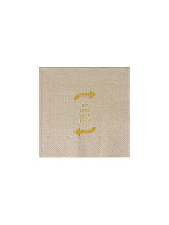 RAEDER | Serviette da pranzo 33x33cm Beige