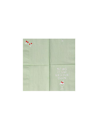 RAEDER | Tovaglioli da cocktail 25x25cm Menta