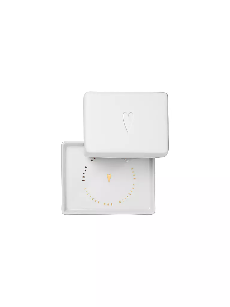 RAEDER | Burriera grande "Cuore" 250g | Bianco