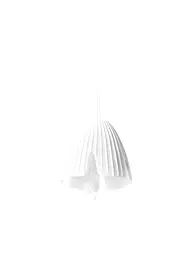 RAEDER | Ciondolo 5,6x5cm  DAS BLUEHENDE LEBEN Papavero | Bianco