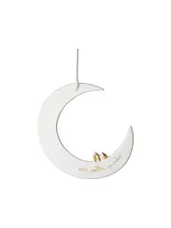 RAEDER | Ciondolo lunare natalizio bianco | Bianco
