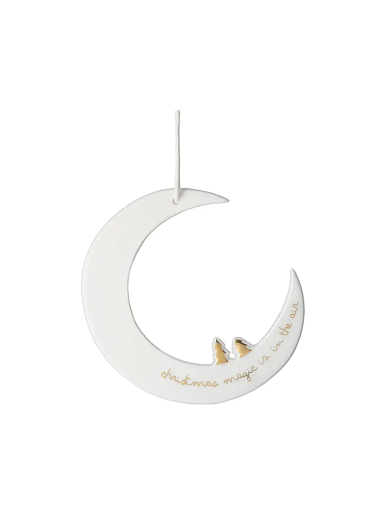 RAEDER | Ciondolo lunare natalizio bianco | Bianco