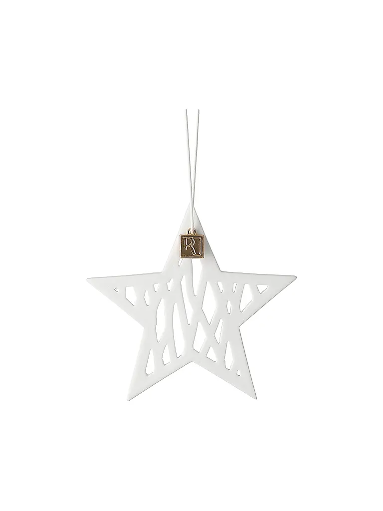 RAEDER | Ciondolo Stella di Natale 8x8cm Bianco | Bianco
