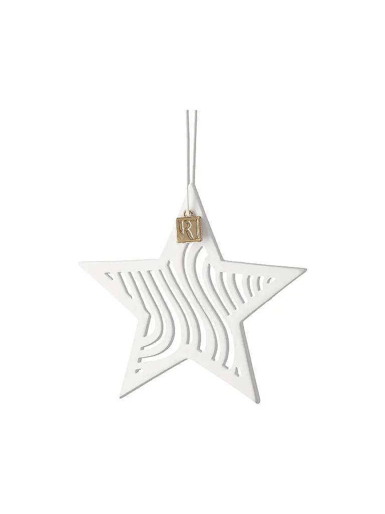 RAEDER | Ciondolo Stella di Natale 8x8cm Bianco | Bianco