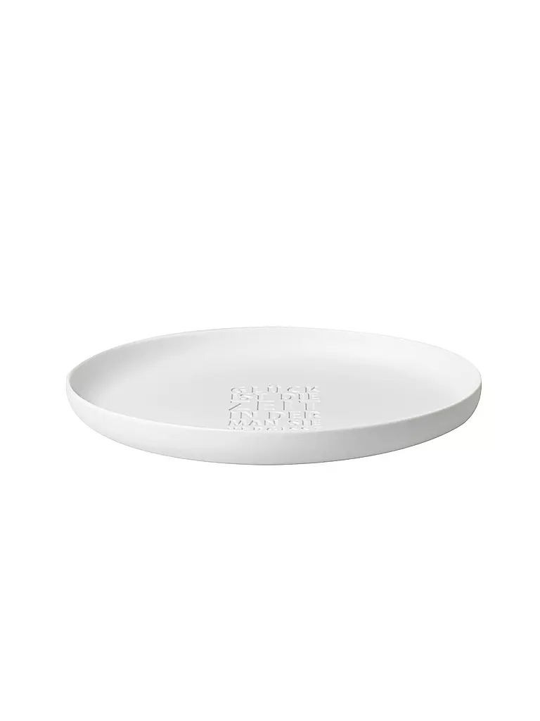 RAEDER | Ciotola in porcellana GLÜCK 33,5x3,5cm Bianco | Bianco