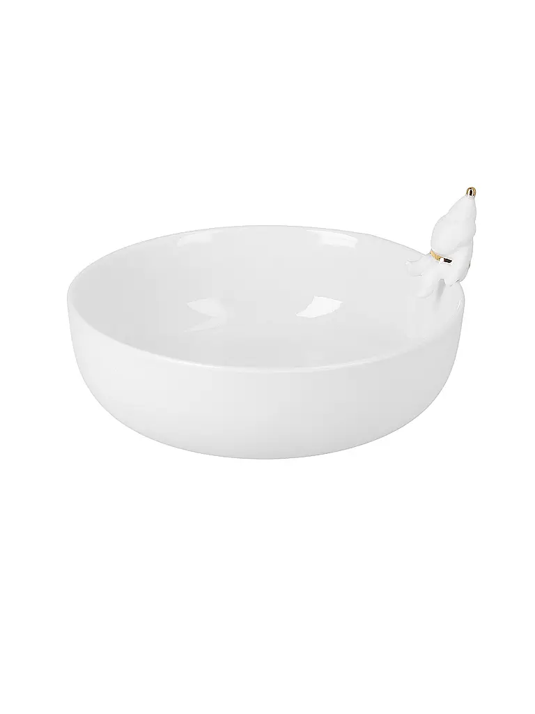RAEDER | Ciotola natalizia Santas 14 cm Sognatore | Bianco