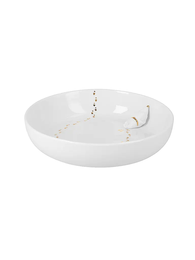 RAEDER | Ciotola natalizia Santas 20cm Traumland | Bianco