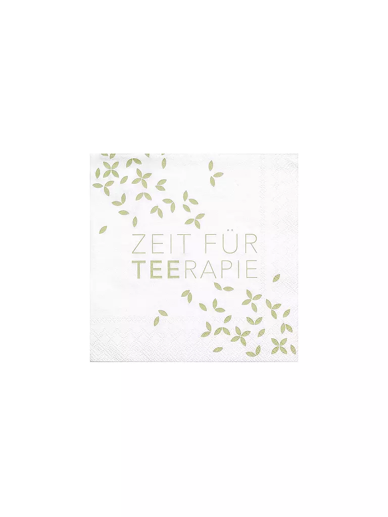 RAEDER | Cocktail Servietten 25x25cm TEERAPIE | Bianco
