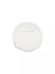 RAEDER | Cuscino ZEN SPIRIT 50cm rotondo Choose Happy | Bianco