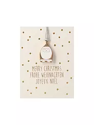 RAEDER | Decorazione natalizia MINI-ORNAMENT Ramo di vischio | Oro