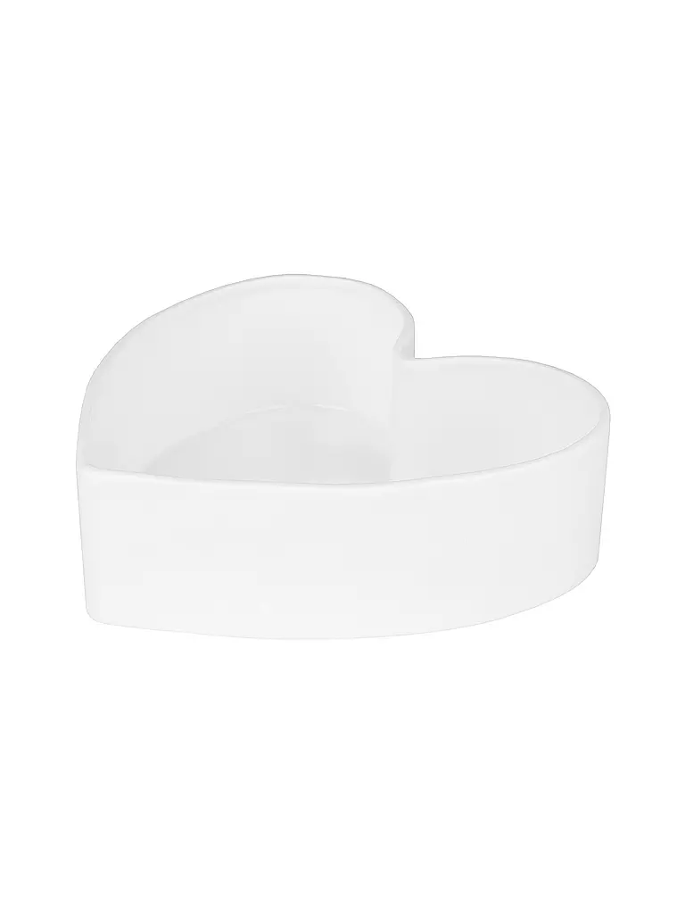 RAEDER | DINING Ciotola a forma di cuore 13x13x4cm | Bianco