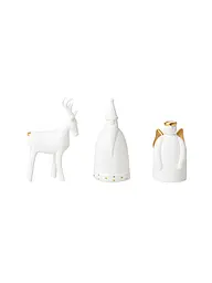 RAEDER | Set di figure invernali da 3 pezzi. Bianco | Bianco